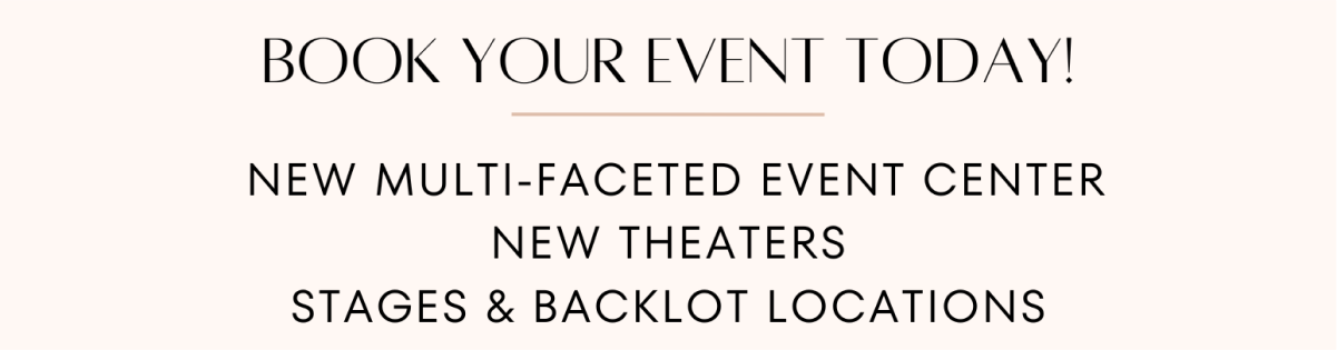 Universal Studios Lot – Special Events – Book your event today!